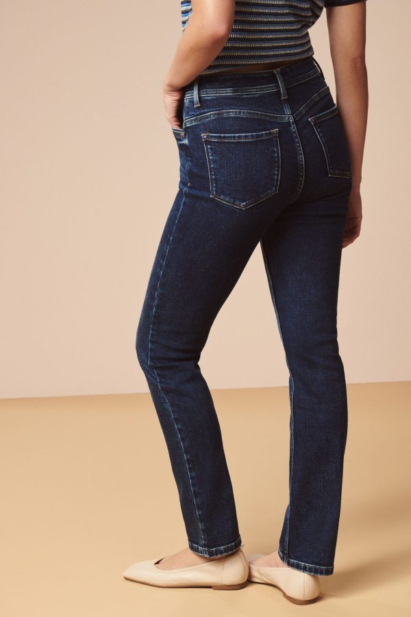 BamCrea48361 Dark Blue Slim Supersoft Jeans - Image 4