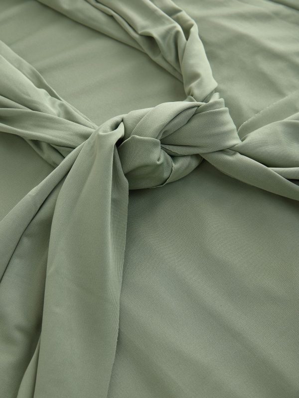 BamCrea48339 Olive Green Jersey Multiway Bridesmaid Wedding Maxi Dress - Image 10
