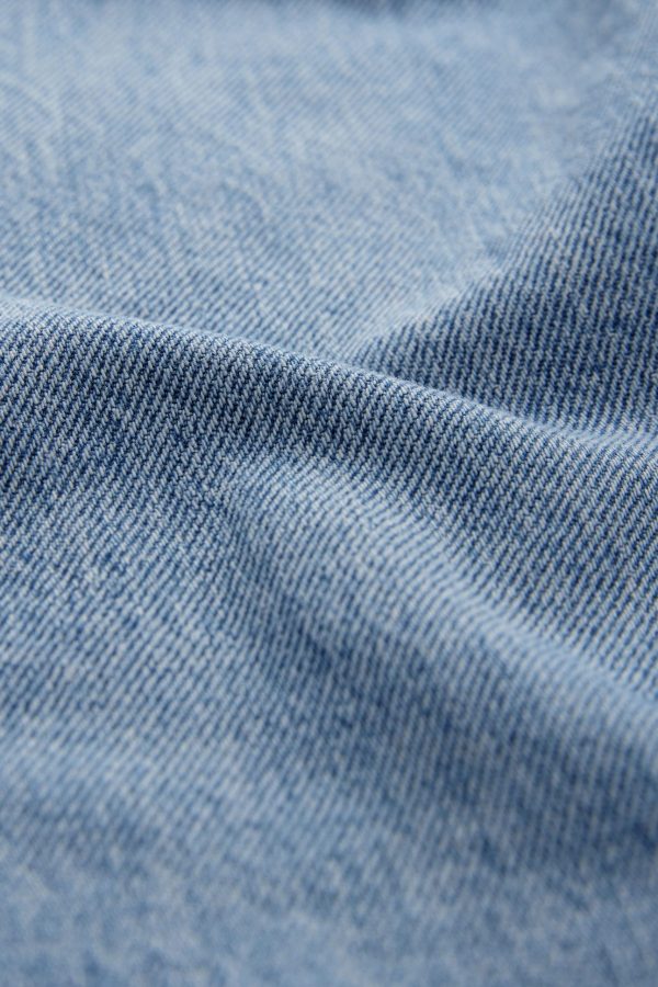 BamCrea48363 Dark Blue Barrel Jeans - Image 7